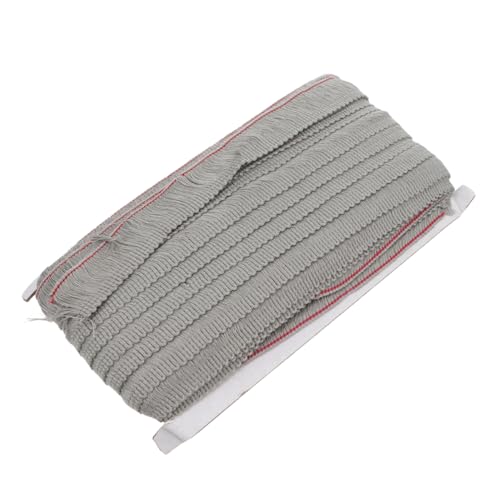 Gadpiparty 1 Stück 25cm Bartspitze bastelzeug bettschutzeinlagen Tasselband für Dekoration handwerklicher Spitzenbesatz Herstellung Gardinenspitze Spitzenhandwerksdekor Polyestergarn Grey von Gadpiparty