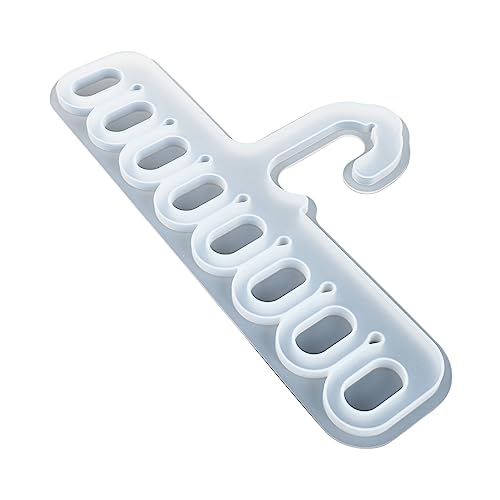 Gadpiparty Silikon Kleiderbügel Form 1Stück Selbstgemacht Epoxidharz Gießform für Kreative Organizer Haken Flexibel und Einfach zu Reinigen für Bastelprojekte von Gadpiparty