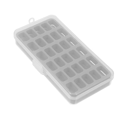 Gadpiparty 1 Stück Fächer Spulenkasten Kunststoff Robuste Aufbewahrungsbox für Nähzubehör für Übersichtliche Lagerung von Bobbins und Nähmaschinenzubehör von Gadpiparty