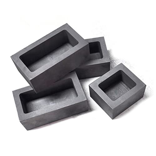 Gadpiparty 1 Stück Graphit Gießform für Gold Silber und Nichteisenmetalle Äußere Innere Hochwertiges Graphit Hitzebeständig für Labor und Bildungszwecke von Gadpiparty
