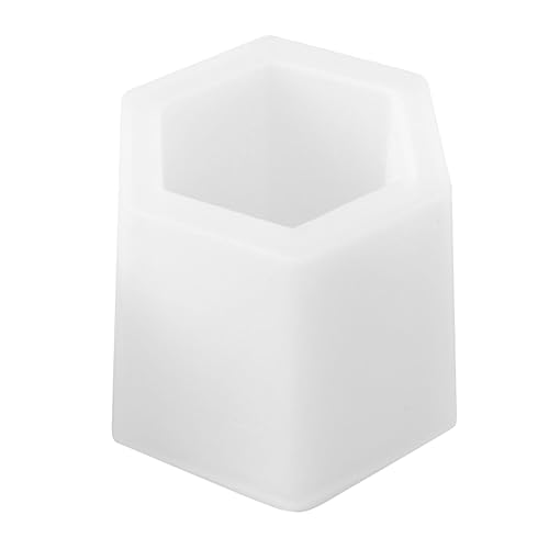 Gadpiparty 1 Stück Hexagon Stifthalter Silikonform Diy Epoxidharz Gießform für Stifte Schmuckkästchen Blumentöpfe und Aufbewahrung Vielseitiges Bastelwerkzeug für Kreative Projekte von Gadpiparty
