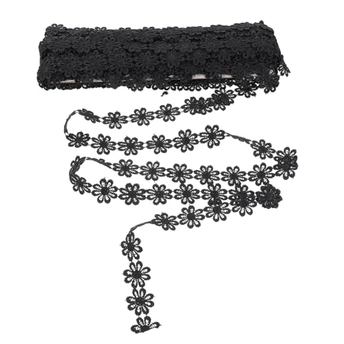 Gadpiparty 1 Stück Lace Trim Schwarzes Spitzenband für Diy Projekte Hochzeitsdekoration und Langlebiges Material für Näharbeiten und Bastelbedarf Gadpiparty 1 Stück Lace Trim Schwarzes Spitzenband für Diy Projekte Hochzeitsdekoration und Langlebiges Material für Näharbeiten und Bastelbedarf von Gadpiparty