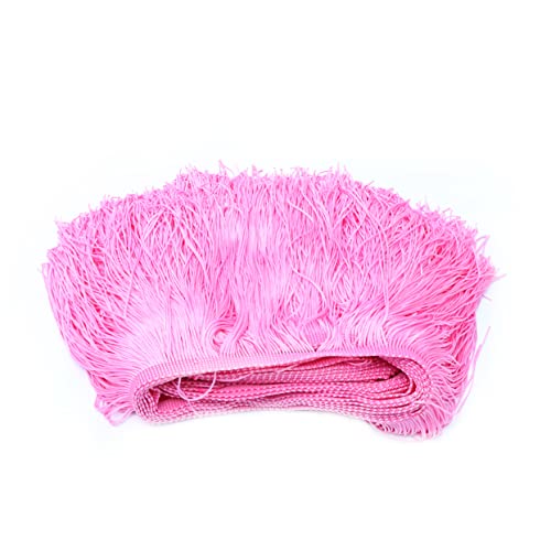 Gadpiparty 1 Stück Lange Spitzenfransenbesatz mit Quasten für Lateinkleider und Bühnenkostüme für Diy Accessoires Rosa von Gadpiparty