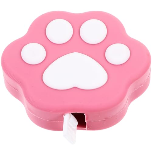 Gadpiparty 1 Stück Mini Katzenpfoten Maßband Tragbares Süßes Tape Measure für Körpermaße Langlebig und Ablesbar für Kreative Projekte und Tägliche Verwendung Zufällige Farbe Zufällige Farbe von Gadpiparty