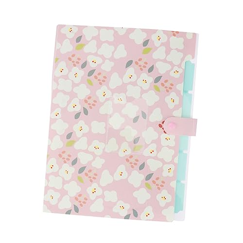 Gadpiparty 1 Stück Multi Layer Dokumentenordner aus Kunststoff Pinke Blumendekoration und Reißfest für Büro Schule und Zuhause zur Organisation von Unterlagen Gadpiparty 1 Stück Multi Layer Dokumentenordner aus Kunststoff Pinke Blumendekoration und Reißfest für Büro Schule und Zuhause zur Organisation von Unterlagen von Gadpiparty