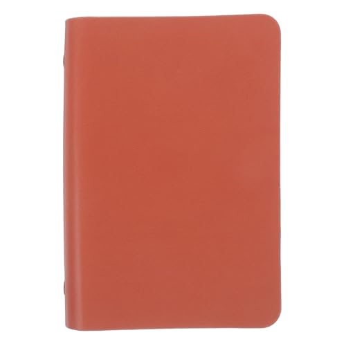 Gadpiparty 1 Stück PU Leder Notizbuch Taschenplaner mit Tragbares Notizbuch für Schule Zuhause und Büro Braun von Gadpiparty