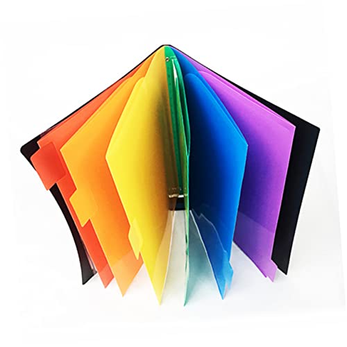 Gadpiparty 1 Stück Regenbogenfarbiger Kunststoffordner Fächermappe für Dokumente Büro und Schulorganisation mit Druckknopfverschluss für Sicheres Aufbewahren und Reisen Gadpiparty 1 Stück Regenbogenfarbiger Kunststoffordner Fächermappe für Dokumente Büro und Schulorganisation mit Druckknopfverschluss für Sicheres Aufbewahren und Reisen von Gadpiparty