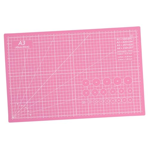 Gadpiparty 1 Stück Selbstheilende Schneidematte PVC Doppelseitiges Rutschfestes Schneidebrett für Basteln Quilten und Diy Projekte für Präzises von Gadpiparty