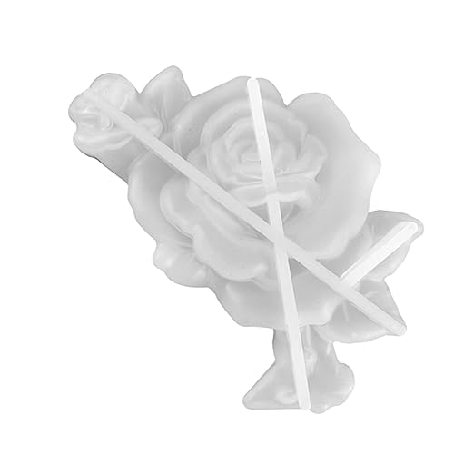Gadpiparty 1 Stück Silikonform Diy Kristall Epoxidharz Gießform für Dekorative Rosen Wiederverwendbar Flexibles Material Einfach zu Reinigen für Handwerksprojekte von Gadpiparty