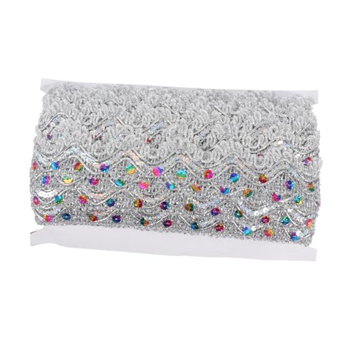 Gadpiparty 1 Stück Tanzkostümzubehör Blumen- Rüsche Verschönerung Schnürsenkel schimmern besticktes Spitzenband Paillettenstickband weiche Spitzenverkleidung Tanzdekorative Trim links Silber Gadpiparty 1 Stück Tanzkostümzubehör Blumen- Rüsche Verschönerung Schnürsenkel schimmern besticktes Spitzenband Paillettenstickband weiche Spitzenverkleidung Tanzdekorative Trim links Silber von Gadpiparty