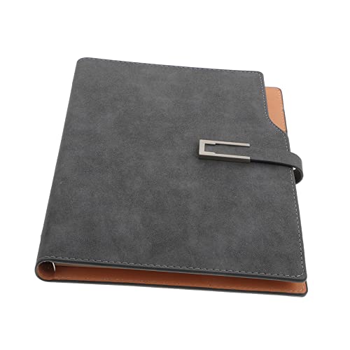 Gadpiparty 1 Stück Vintage Notizbuch mit Kartenfach Robustes Nachfüllbares Notizbuch für Büro Schule und Kreative Projekte für Effiziente Planung und Tägliche Notizen von Gadpiparty