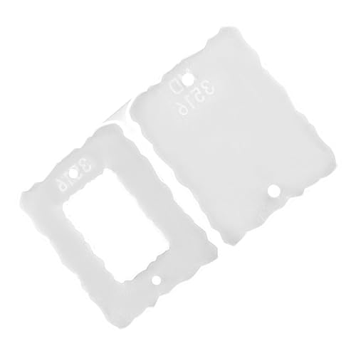Gadpiparty 1 Stück quadratische Fotorahmenform Bilderrahmen kunst DIY Herstellung Schimmel für Fotorahmen Gießformen für Fotorahmen Fotorahmenform für Harz Formen für Harz Kieselgel Weiß von Gadpiparty
