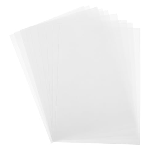 Gadpiparty 10 Blatt A4 Laserdruckmaterial Vinyl Briefgröße DIY liefert PVC-Material bedruckbares Material Weiß von Gadpiparty