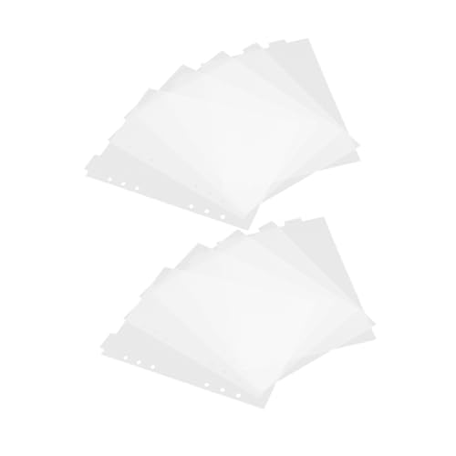 Gadpiparty 10 Blatt Buchbinderteiler Bindemittel Veranstalter Buchregisterkarten Dateiteiler Mit Registerkarten Trennwände Groß Aktenordner Notizblock-trennlaschen Mini -binder -teiler Pvc von Gadpiparty