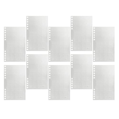 Gadpiparty 10 Blatt Haftmarker für Notizbücher Selbstklebende Index Tabs für Bücher Aktenordner und Binder für Annotieren und Organisieren von Dokumenten von Gadpiparty