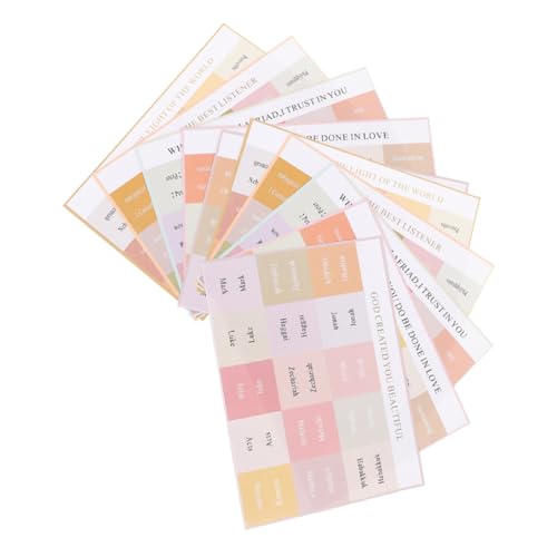 Gadpiparty 10 Blatt Indexetikettenaufkleber Bibel Tabs Bibel-etiketten-tabs Tabs Für Die Bibelseite Bibelregisterkarten Für Stabilität Kleine Bibel-tabs Bibelteiler Papier Gadpiparty 10 Blatt Indexetikettenaufkleber Bibel Tabs Bibel-etiketten-tabs Tabs Für Die Bibelseite Bibelregisterkarten Für Stabilität Kleine Bibel-tabs Bibelteiler Papier von Gadpiparty