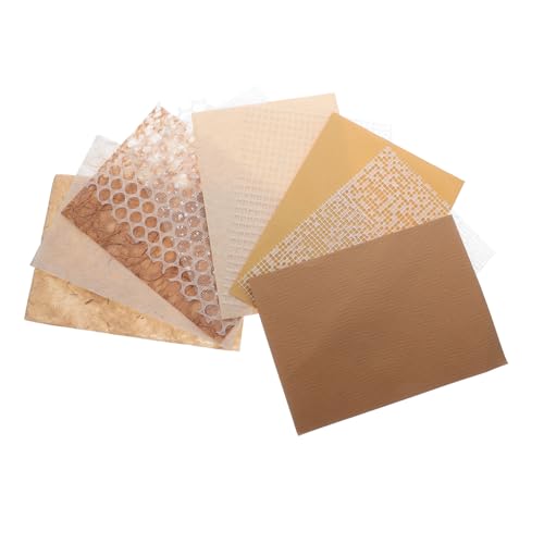 Gadpiparty 10 Blatt Taschenpapier Sammelalbum Journaling-Zubehör Schrott farbig Dekoration Scrapbooking Bastelmaterial selber machen Journaling-Bastelpapier strukturiertes Scrapbook-Papier von Gadpiparty