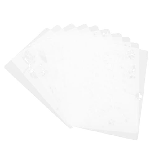 Gadpiparty 10 Blatt Teiliges Kunststoff Malschablonen Wiederverwendbare Schablonen für Kreative Malprojekte für Diy Bastelarbeiten Gadpiparty 10 Blatt Teiliges Kunststoff Malschablonen Wiederverwendbare Schablonen für Kreative Malprojekte für Diy Bastelarbeiten von Gadpiparty