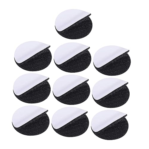 Gadpiparty 10 Packungen Selbstklebender runde Aufkleber Klettverschlusspunkte Montageband Punkte mit selbstklebendem Klebeband Klettband Black Gadpiparty 10 Packungen Selbstklebender runde Aufkleber Klettverschlusspunkte Montageband Punkte mit selbstklebendem Klebeband Klettband Black von Gadpiparty