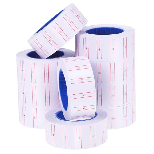 Gadpiparty 10 Rollen Coderpapier etikettenrolle Preisschilder Aufkleber für kleine Unternehmen Etiketten für den Einzelhandel Verkaufsetiketten für Einzelhandelsgeschäfte Verkaufsaufkleber von Gadpiparty