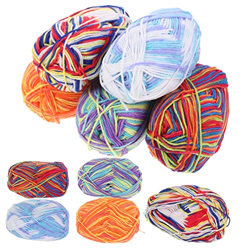 Gadpiparty 10 Rollen Mehrfarbiges Baumwollgarn für Häkel und Strickprojekte Geeignet für Schals Babydecken Dekorationen und Mehr Waschbar und Farbecht für Erwachsene Gadpiparty 10 Rollen Mehrfarbiges Baumwollgarn für Häkel und Strickprojekte Geeignet für Schals Babydecken Dekorationen und Mehr Waschbar und Farbecht für Erwachsene von Gadpiparty