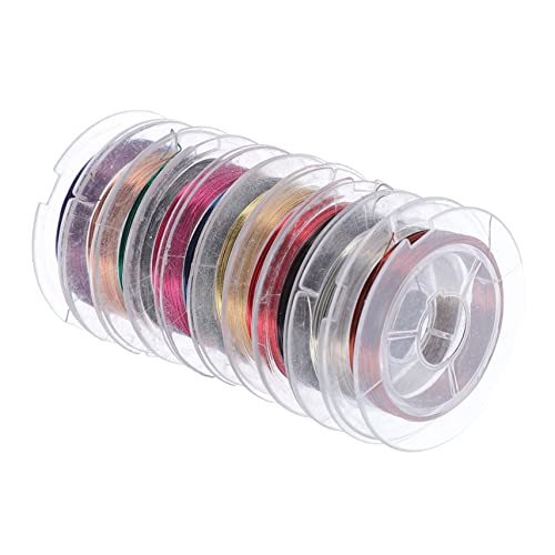 Gadpiparty 10 Rollen Nagelkunst Kupferdraht Biegsamer Schmuckdraht für Nail Art Dekoration Teiliges Set Bunter Draht für Diy Maniküre Vielseitig für Schmuckherstellung und Bastelbedarf Gadpiparty 10 Rollen Nagelkunst Kupferdraht Biegsamer Schmuckdraht für Nail Art Dekoration Teiliges Set Bunter Draht für Diy Maniküre Vielseitig für Schmuckherstellung und Bastelbedarf von Gadpiparty