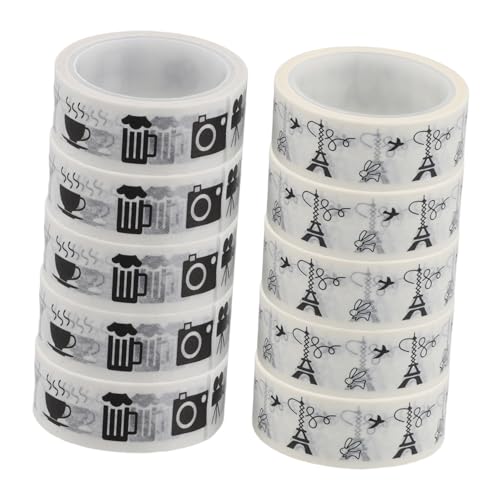 Gadpiparty 10 Rollen Taschenband Buch Washi Tape Nautisches Washi-tape Vintage-tagebuchzubehör Retro-washi-tape Washi-tape Für Bastelband Für Japanisches Papier Gadpiparty 10 Rollen Taschenband Buch Washi Tape Nautisches Washi-tape Vintage-tagebuchzubehör Retro-washi-tape Washi-tape Für Bastelband Für Japanisches Papier von Gadpiparty