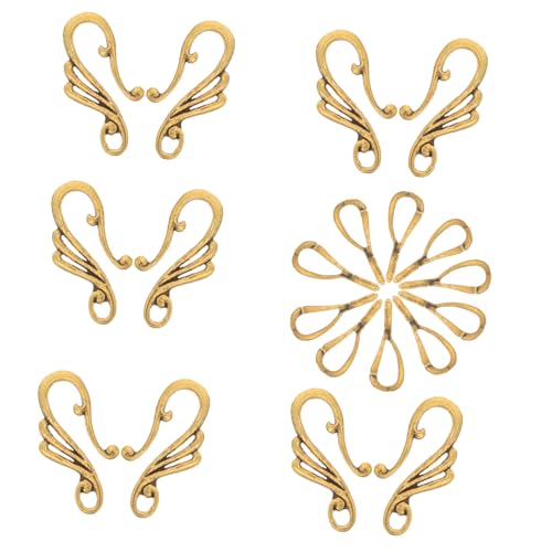 Gadpiparty 10 Sätze DIY Schmuckverschluss Toggle Verschlüsse für Ohrringe und Metallbeschläge für Schmuckgestaltung Antikgold Finish Gadpiparty 10 Sätze DIY Schmuckverschluss Toggle Verschlüsse für Ohrringe und Metallbeschläge für Schmuckgestaltung Antikgold Finish von Gadpiparty
