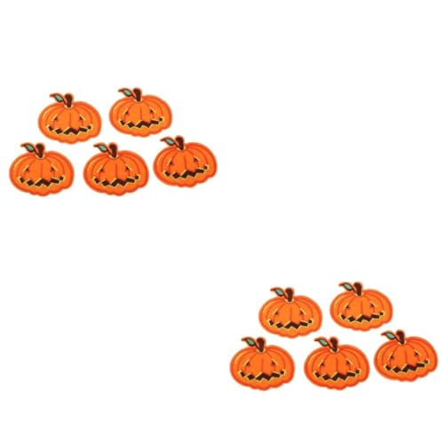 Gadpiparty 10 Stk Bestickte Halloween Applikationen Patches zum Aufbügeln oder Annähen DIY Stoffaufnäher für Kleidung Jeans Hüte Kostümdekoration Vielseitig Verwendbar von Gadpiparty