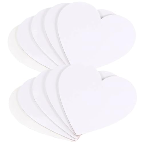 Gadpiparty 10 Stk Teiliges Herzförmige Baumwoll Leinwände Leere Malpanele für Öl und Acrylfarben Künstler Zeichenbretter mit Dichter Struktur Ölfarbe Geeignet Praktisch für Anfänger Gadpiparty 10 Stk Teiliges Herzförmige Baumwoll Leinwände Leere Malpanele für Öl und Acrylfarben Künstler Zeichenbretter mit Dichter Struktur Ölfarbe Geeignet Praktisch für Anfänger von Gadpiparty