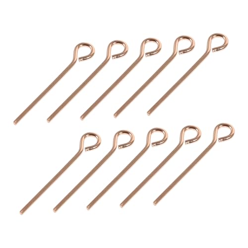 Gadpiparty 10 Stück Augenpins für DIY Schmuck Vielseitige Kopfnadeln für und Armbänder Roségoldene Farbe für Kreative Bastelprojekte Gadpiparty 10 Stück Augenpins für DIY Schmuck Vielseitige Kopfnadeln für und Armbänder Roségoldene Farbe für Kreative Bastelprojekte von Gadpiparty