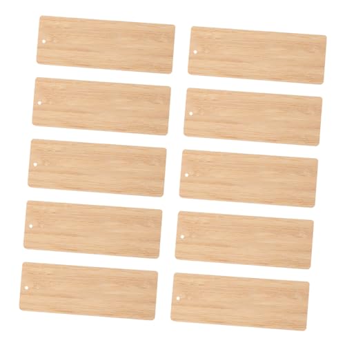 Gadpiparty 10 Stück Bambus Lesezeichen Teiliges Diy Bastelmaterial für Kreative Projekte Blanko für Tags Geschenketiketten und Dekoration Gadpiparty 10 Stück Bambus Lesezeichen Teiliges Diy Bastelmaterial für Kreative Projekte Blanko für Tags Geschenketiketten und Dekoration von Gadpiparty
