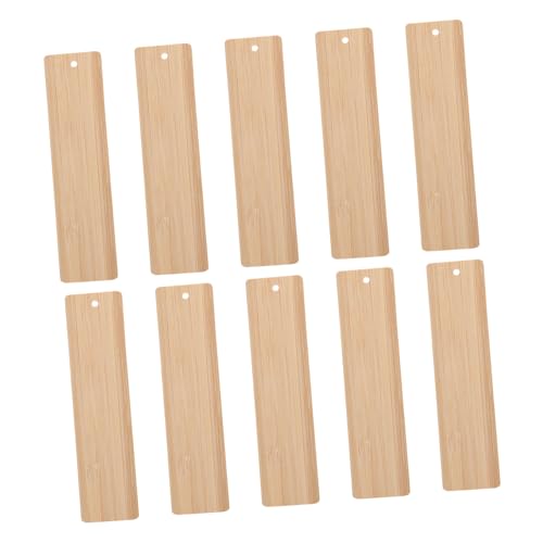 Gadpiparty 10 Stück Blanko Bambus Lesezeichen für Diy Bastelprojekte für Hochzeit Dekoration und Kreative Ornamente mit Löchern Einfachen Aufhängen Gadpiparty 10 Stück Blanko Bambus Lesezeichen für Diy Bastelprojekte für Hochzeit Dekoration und Kreative Ornamente mit Löchern Einfachen Aufhängen von Gadpiparty