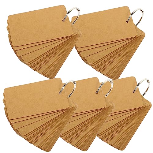 Gadpiparty 10 Stück Blanko Karteikarten für Diy Lernkarten Hochwertige Kraftpapier Notizblätter für Schule Büro und Kreative Projekte Praktisch und Leicht zu Transportieren von Gadpiparty