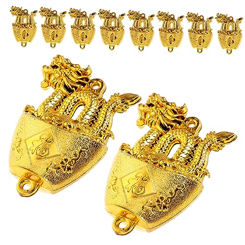Gadpiparty 10 Stück Chinesischer Drachen Anhänger Teiliges Traditioneller Glücksbringer für Auto und Frühlingsfest Langlebiges Material Festliche Dekoration für Neujahr und Bonsai Gadpiparty 10 Stück Chinesischer Drachen Anhänger Teiliges Traditioneller Glücksbringer für Auto und Frühlingsfest Langlebiges Material Festliche Dekoration für Neujahr und Bonsai von Gadpiparty