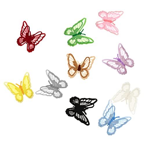 Gadpiparty 10 Stück Doppellagige Schmetterlings Stoffflicken Zum Aufnähen Aufnäher Für Kleidung Bestickter Aufnäher Schmetterlinge Stickerei Aufnäher Auf Schmetterlingsflicken Gadpiparty 10 Stück Doppellagige Schmetterlings Stoffflicken Zum Aufnähen Aufnäher Für Kleidung Bestickter Aufnäher Schmetterlinge Stickerei Aufnäher Auf Schmetterlingsflicken von Gadpiparty