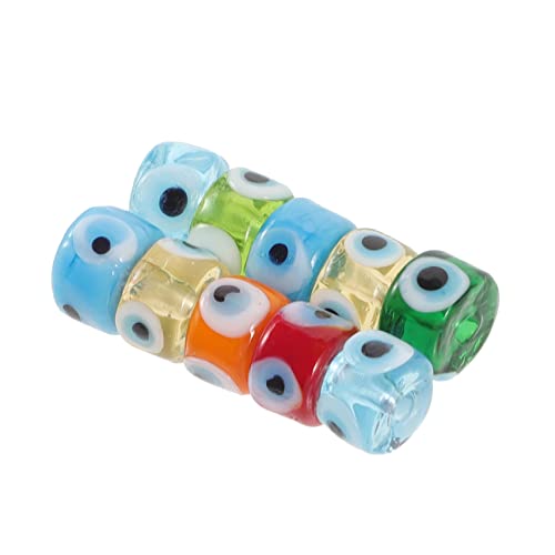 Gadpiparty 10 Stück Evil Eye Beads Bunte Glasperlen für DIY Schmuckherstellung Charm Perlen für Armbänder und Kreative Bastelprojekte Gadpiparty 10 Stück Evil Eye Beads Bunte Glasperlen für DIY Schmuckherstellung Charm Perlen für Armbänder und Kreative Bastelprojekte von Gadpiparty