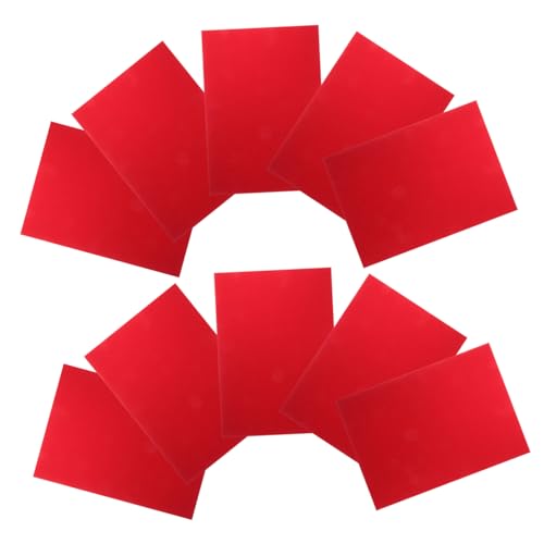 Gadpiparty 10 Stück Glitzerpapier Origami-Papierstreifen glänzendes Origami-Papier Funkelnpapier glänzendes Papier Glitzerkartonpapier rot von Gadpiparty