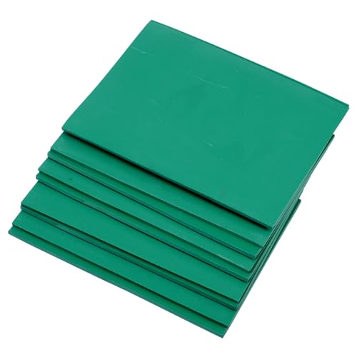 Gadpiparty 10 Stück Grüne Schneidematten Flexibles Gravurmatte für Bastelprojekte Robuste Schneidplatten für Modellbau für Profis Amateure von Gadpiparty