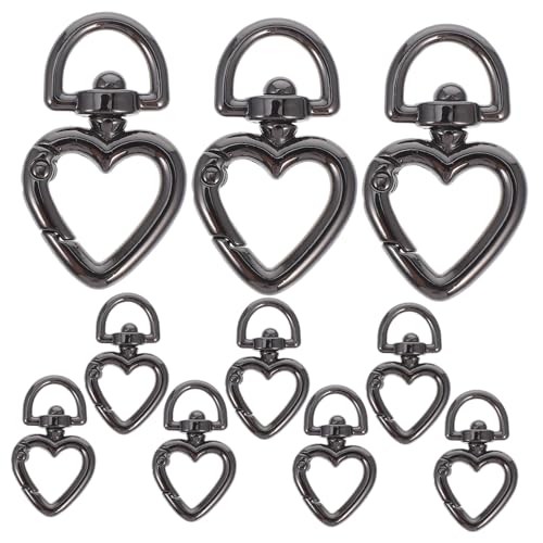 Gadpiparty 10 Stück Herz Schlüsselanhänger Karabiner Schlüsselverschluss Clip Rucksack Federschnalle Federschnalle Für Handwerk Feder Schlüsselring Schnalle Herzförmiger Gadpiparty 10 Stück Herz Schlüsselanhänger Karabiner Schlüsselverschluss Clip Rucksack Federschnalle Federschnalle Für Handwerk Feder Schlüsselring Schnalle Herzförmiger von Gadpiparty
