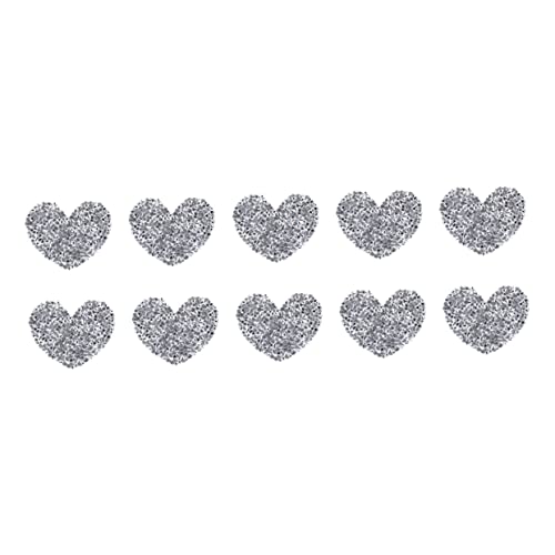 Gadpiparty 10 Stück Herzförmige Strass Aufnäher Selbstklebende Applikationen für Kleidung Taschen und DIY Projekte zum Reparieren und Verzieren von Modeartikeln Gadpiparty 10 Stück Herzförmige Strass Aufnäher Selbstklebende Applikationen für Kleidung Taschen und DIY Projekte zum Reparieren und Verzieren von Modeartikeln von Gadpiparty