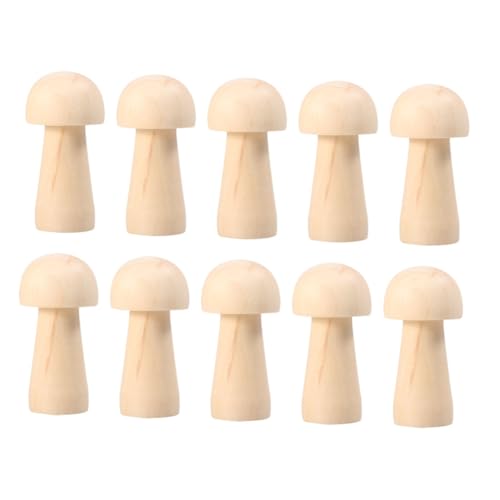 Gadpiparty 10 Stück Holzgraffiti -pilzkopfverzierung Miniatur Pilze Puppenkopf Unfertige Puppen Holzpuppe Pilz Pilzpuppe Aus Holz Hölzern Gadpiparty 10 Stück Holzgraffiti -pilzkopfverzierung Miniatur Pilze Puppenkopf Unfertige Puppen Holzpuppe Pilz Pilzpuppe Aus Holz Hölzern von Gadpiparty