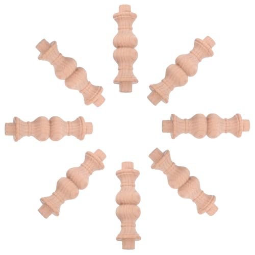 Gadpiparty 10 Stück Holzspindeln Teiliges Robustem Hohe Dekorative Baluster für Möbel Heimdekoration und Kreative Projekte Vielseitig Einsetzbar und Langlebig Gadpiparty 10 Stück Holzspindeln Teiliges Robustem Hohe Dekorative Baluster für Möbel Heimdekoration und Kreative Projekte Vielseitig Einsetzbar und Langlebig von Gadpiparty