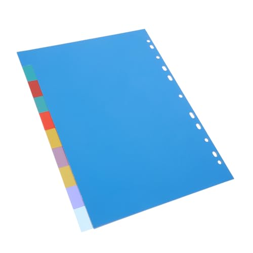 Gadpiparty 10 Stück Kategorie Indexseiten Registerkarten Trennblätter Büro Registerkarten Trennblätter Sortierer Papier Organizer Ordner Großpackung Für Das Klassenzimmer Mit Kleinem Gadpiparty 10 Stück Kategorie Indexseiten Registerkarten Trennblätter Büro Registerkarten Trennblätter Sortierer Papier Organizer Ordner Großpackung Für Das Klassenzimmer Mit Kleinem von Gadpiparty