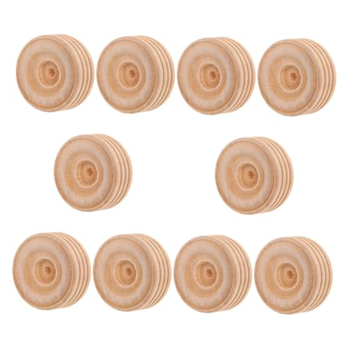 Gadpiparty 10 Stück Kinderrad Aus Holz Holzspielzeugteile, Räder Bastelräder Spielzeugräder Aus Holz Räder Für Spielzeugautos Holzräder Für Kleine Holzräder Beige Lotusbaum Gadpiparty 10 Stück Kinderrad Aus Holz Holzspielzeugteile, Räder Bastelräder Spielzeugräder Aus Holz Räder Für Spielzeugautos Holzräder Für Kleine Holzräder Beige Lotusbaum von Gadpiparty