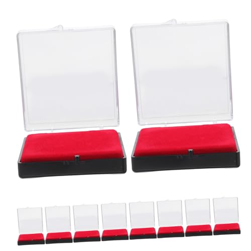 Gadpiparty 10 Stück Klare Aufbewahrungsbox für Medaillen Abzeichen und Schmuck Elegantes Schmuckdisplay für Zuhause und Büro mit Schutz vor Kratzern Gadpiparty 10 Stück Klare Aufbewahrungsbox für Medaillen Abzeichen und Schmuck Elegantes Schmuckdisplay für Zuhause und Büro mit Schutz vor Kratzern von Gadpiparty
