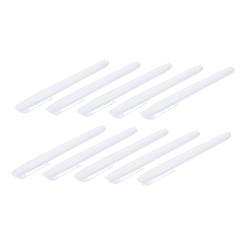 Gadpiparty 10 Stück LED Light Board Stift Stifte für Glasfenster Zeichenstifte für das Büro Marker Stift Tafelmarker flüssiger kreidemarker Schreibutensilien Studenten Malstift Plastik Weiß von Gadpiparty