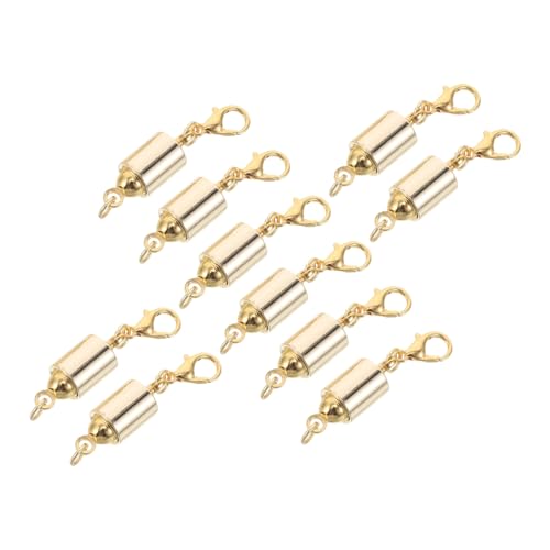 Gadpiparty 10 Stück Magnetische Schmuckschnalle Kleine Magnetverschlüsse Magnetische Schmuckverschlüsse Halskettenmagnete Schmuckverschlüsse Schmuck von Gadpiparty