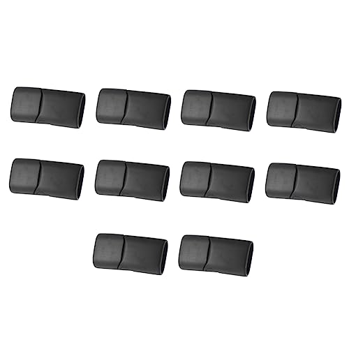 Gadpiparty 10 Stück Magnetverschluss für Armbänder Sichere Verschlüsse für Damenarmbänder und Lederbänder Glänzend Schwarz Gadpiparty 10 Stück Magnetverschluss für Armbänder Sichere Verschlüsse für Damenarmbänder und Lederbänder Glänzend Schwarz von Gadpiparty