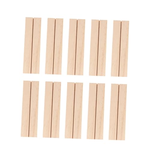 Gadpiparty 10 Stück Massive Holzbasis Klebriger Notenhalter Namenshalter Postkartenregal Protokoll Gadpiparty 10 Stück Massive Holzbasis Klebriger Notenhalter Namenshalter Postkartenregal Protokoll von Gadpiparty